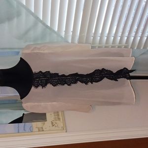 OXMO black & cream top L good condition